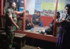 Babinsa Pasanggrahan Cek Ronda Malam, Ajak Warga Tingkatkan Kewaspadaan
